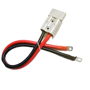 Steker Daya 50A/120A/175A 600V dengan Kabel Silikon 8/6/4/2/0awg untuk Pengisian Baterai Mobil Listrik, Konektor Arus Tinggi - Product Image 1