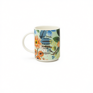 Tazza in Ceramica Excelsa 30 Cl in Porcellana con Design Floreale Multicolore - Product Image 3