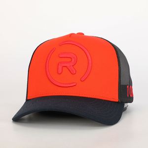 Chapeau de camionneur de sport en maille respirante brodée en 3D à 5 panneaux personnalisé pour les activités de plein air - Product Image 2