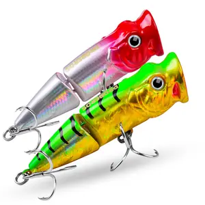 Floating Popper Fishing Lure 11.5g 7.3cm Glide Bait Floating Wobbler Artificial HardBait Jointed SwimBait TopWater Lure