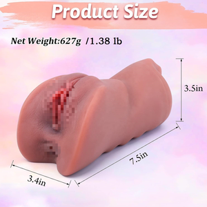 Masturbador oral <span class=keywords><strong>de</strong></span> tres canales <span class=keywords><strong>de</strong></span> doble cabeza <span class=keywords><strong>de</strong></span> tercera generación <span class=keywords><strong>de</strong></span> 0.627kg con dientes para juguetes sexuales masculinos para hombres Vagina <span class=keywords><strong>de</strong></span> garganta profunda - Product Image 6