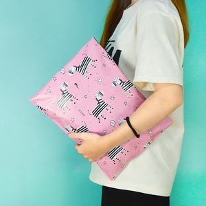 Bolsas de poliéster impermeables para embalaje, gran logotipo colorido impreso en línea, color azul - Product Image 4