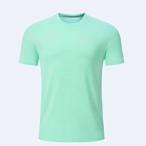 T-shirt d'entraînement physique pour hommes Maillot respirant Couleur unie Séchage rapide Haut d'entraînement personnalisé 100% polyester - Product Image 4