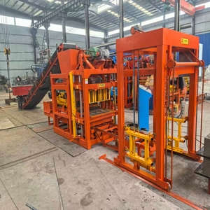 สายการผลิตบล็อกอัตโนมัติเต็มรูปแบบ ควบคุมด้วย PLC ได้รับการรับรองมาตรฐาน CE ราคาโรงงาน พร้อมเครื่องผสม สายพานลำเลียง แท่นวางสินค้า และเครื่องเรียงบล็อก - Product Image 5