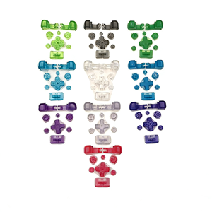 Juego Completo de Botones de Cristal para GBA SP, Botones de Plástico para Gameboy Advance SP, Teclas para <span class=keywords><strong>GBASP</strong></span> - Product Image 1