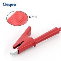 Câble de Test P1037-10 coloré Fiche banane empilable Câble en cuivre isolé en PVC flexible avec pince crocodile pour les tests électriques