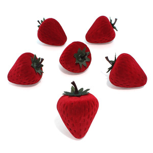 Cute Strawberry <b>Ring</b> <b>Box</b> Red Pink ABS Cartoon Jewelry Storage <b>Box</b> 4.5x5.5x5cm Heart Shape For Gift And Engagement - Product Image 5
