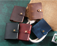 Ya574 Carnet en cuir véritable en gros, carnet de voyage en cuir pour hommes, petit carnet