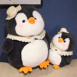 ตุ๊กตาเพนกวินน่ารัก ของเล่นตุ๊กตาผ้าโพลีเอสเตอร์นุ่ม ตุ๊กตากอดนอน ตุ๊กตาเด็ก ของขวัญวันเกิดและเทศกาลสำหรับเด็กชายและเด็กหญิง - Product Image 5