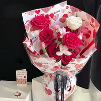 Emballage pour fleurs DIY, papier épais imperméable de style européen, matériaux pour l'art floral destinés aux fleuristes