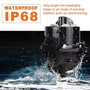 Lente de Proyector Bi-LED de 3 Pulgadas y 60W de Súper Potencia, Faros Antiniebla de Aluminio con Luz Alta y Baja K202, 7000 Lúmenes, Temperatura de Color de 6000K - Product Image 4