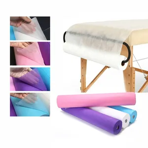 Hot Sale Ziekenhuis Medische Massage Papier Vellen Niet Geweven Wegwerp Laken Rol Voor Examen Tafel