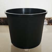 Macetas de Plástico PP Reciclado Resistentes, Estilo Rústico Minimalista para Palmeras, Ecológicas y Ligeras, de 1 a 25 Galones