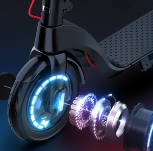Nuevo Mini Scooter Plegable para Adultos, Batería de Litio de 36V 5.0AH, Velocidad de 25km/h, Motor de 250W, Carga de 100kg, X7, 8.5 Pulgadas, Impermeable - Product Image 4