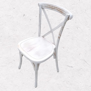 Cross Back <strong>Stacking</strong> <strong>Dining</strong> <strong>Chairs</strong> - Product Image 1