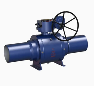 Válvula de Bola Industrial Totalmente Soldada, Montada en Trunnion, con Sello de PTFE, para Tuberías Enterradas de Petróleo y Gas - Product Image 3