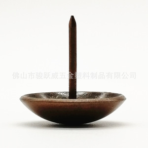 Junyuewei Decorative Tacks 25mm Diameter Antique Red Iron Electroplated Upholstery <b>Nails</b> For Sofa <b>Wall</b> Mounting - Product Image 3