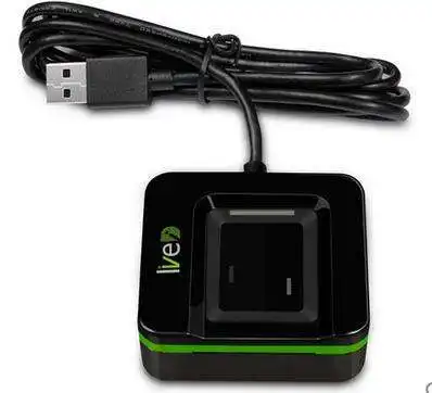 Appareil de Capture d'empreintes digitales biométrique USB à bas prix, lecteur live20r, compatible avec Windows XP/Vista/7/Android