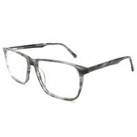 Montures de lunettes optiques classiques en acétate transparent pour unisexe, 4 couleurs, logo personnalisé