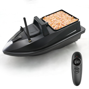 Barco Cebador de Pesca RC Flytec V805 de 500 m <span class=keywords><strong>con</strong></span> Control Remoto, Tanque de Cebo de 1.5 kg y <span class=keywords><strong>Lanzador</strong></span> de Anzuelos para Pesca Nocturna - Product Image 5