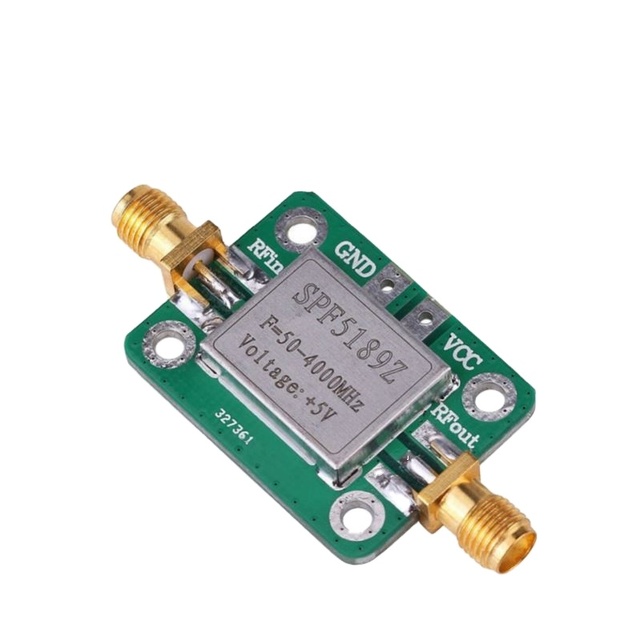 SPF5189 Broadband Amplifier Module Wide Use Signal Receiver RF Low Noise Transmitter Radio Frequency 50-4000MHz LNA