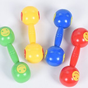 Marteau de sable double tête en plastique pour enfants, jouet Orff avec visage souriant, idéal pour les répétitions - Vente en gros - Product Image 1