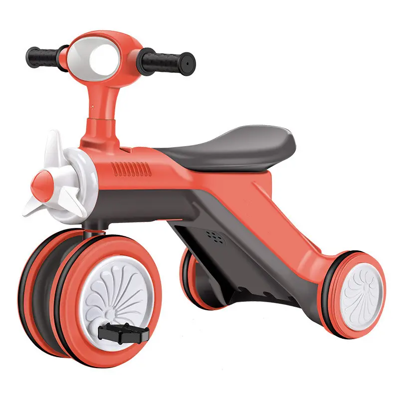 Sepeda Roda Tiga Bayi Luar Ruangan 3 Roda Model Terbaru dengan Musik dan Lampu/Kualitas Tinggi Sepeda Roda Tiga Putar Anak-anak