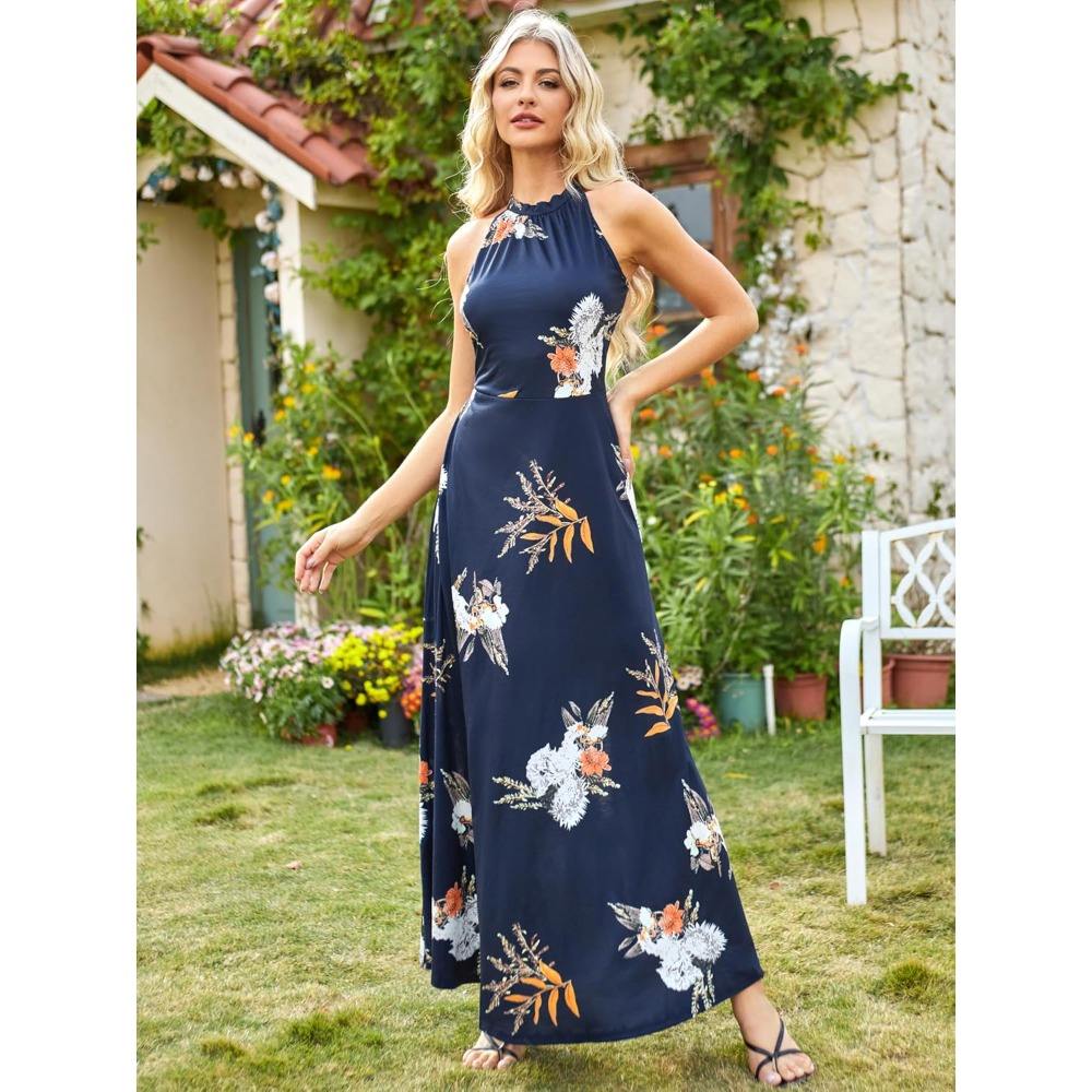 Moda de verano para mujer, vestidos largos formales para invitados