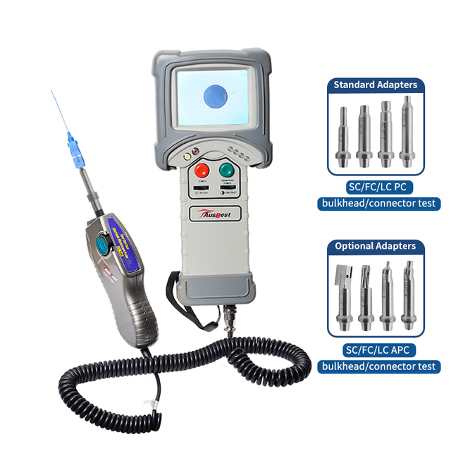 Optics Instrument Tester Optical Amplifiers Probe Fiber Endface Inspector Inspection Microscope Video Fiber Microscope