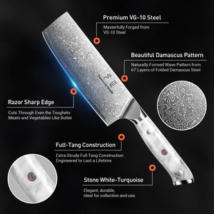 <span class=keywords><strong>Cuchillos</strong></span> de Cocina de Alta Calidad, Cuchillo de Chef de Acero Damasco de 67 Capas, Cuchillo Japonés de Acero Damasco - Product Image 2