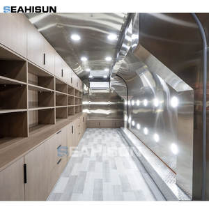 Remorque de cuisine mobile/stand de vente en acier inoxydable personnalisable certifiée CE, pour camion de restauration, service de bonbons, véhicule de vente ambulante, résistante à la rouille - Product Image 6