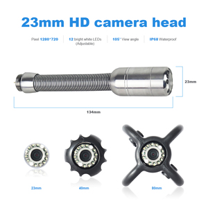 OEM 512Hz định vị 7 inch HD Monitor 23 mét CCTV Camera 20 mét cống thoát nước đường ống kiểm tra sử dụng cho kiểm tra đường ống CMOS cảm biến - Product Image 2