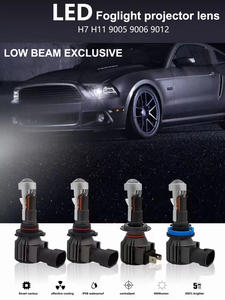 ชุดไฟหน้า LED โปรเจคเตอร์ขนาดเล็กอเนกประสงค์สำหรับ T7-ปลั๊กแอนด์เพลย์สีขาว6000K สำหรับรถยนต์ SUVs รถจักรยานยนต์ (เหมาะกับ H4/H7/HB3/HB4) - Product Image 6