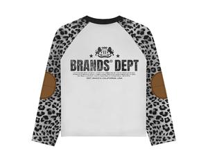 Men's Long Sleeve Printed Casual Shirt Full Sleeve Regular Fit Turn-<b>down</b> Collar Front Logo Autumn Wear Round Neck Regular - Product Image 1