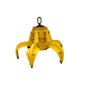 Professional Hydraulic Rotating Clip Excavator Operation Hydraulic 4 Claws Scrap Grapple for Wood