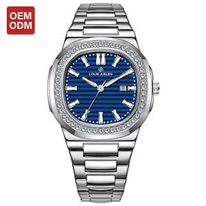 VVS Men'<strong>s</strong> Large Dial Stainless Steel Quartz <strong>Watch</strong> Moissanite 3BAR Waterproof Simple Business Fashion Luxury 2026 - Product Image 1