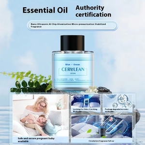 Intelligente Umgebungs lampe im Sternen himmel stil Luxus-Luft reiniger aus Glas mit Auto parfüm und Aroma therapie für eine belebende Fahrt - Product Image 5