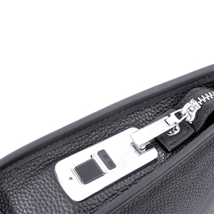 Borsa a Mano per <span class=keywords><strong>Uomo</strong></span> d'Affari in <span class=keywords><strong>Vera</strong></span> <span class=keywords><strong>Pelle</strong></span> con Serratura a Impronta Digitale, Sistema Smart per la Privacy, Ricaricabile - Product Image 2