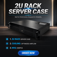 Boîtier de serveur 2U durable, bonne dissipation thermique, armoire PC industrielle