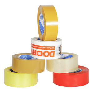 เทปพิมพ์โลโก้ OPP สำหรับบรรจุภัณฑ์ เทปกาวพลาสติก Bopp สำหรับ<span class=keywords><strong>พัสดุ</strong></span> ป้องกันการแตกหัก พิมพ์โลโก้ตามสั่ง - Product Image 1