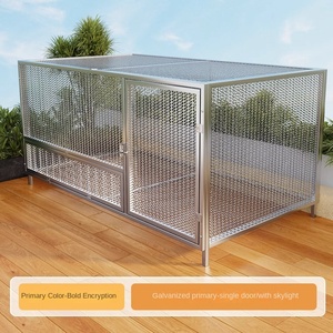Jaula Moderna y Sostenible para Mascotas de Alambre de Hierro para Exteriores, Extra Grande, para Cría de Pollos, Patos, Gansos, Conejos y Palomas - Uso en Todas las Estaciones - Product Image 6