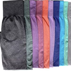 Leggings de gymnastique sans couture taille haute ensemble de Yoga nouvelle marque privée <span class=keywords><strong>Anti</strong></span>-<span class=keywords><strong>Cellulite</strong></span> Sculpt vêtements push-up respirant rayé devant - Product Image 6