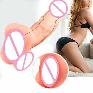 Consolador con correa hueca para hombres y mujeres, masturbador realista, potenciador de manga portátil para extensor de pene 2 en 1 diseño Unisex - Product Image 1