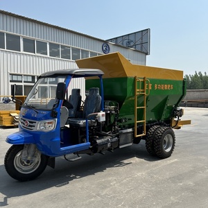 Esparcidor de estiércol de doble disco de 4 m con descarga trasera, bomba de control hidráulico y caja de engranajes <span class=keywords><strong>para</strong></span> aplicación de fertilizantes en invernaderos y viñedos - Product Image 3