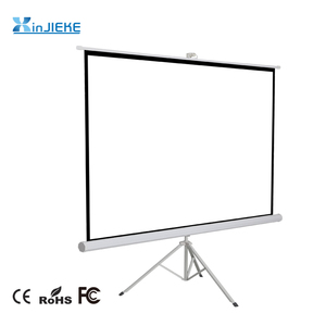 Pantalla de película portátil sin arrugas 16:9 4K <span class=keywords><strong>HD</strong></span> Pantalla de proyector para exteriores con trípode interior de 84 pulgadas con soporte - Product Image 2