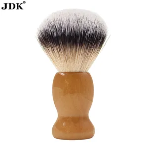 JDk Factory Own Brand Wood Handle Vegan Cosmetic Brush Barber Brush Men Shaving Brush