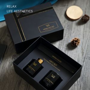 Set Regalo di Lusso Personalizzato in Stile Minimalista con Candela Profumata <span class=keywords><strong>e</strong></span> Diffusore, di Grande Successo per la Casa, San Valentino, Natale, Capodanno, Diwali - Product Image 4