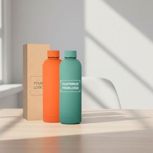 Promotional Drinkware <b>Hot</b> Quality Stainless Steel Insulated Thermal Cycling Slim Water Bottle with Custom Logo - Product Image 5