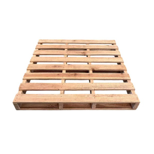 Palet de madera maciza de 4 entradas, fumigado, reforzado, industrial, para uso con montacargas - Product Image 4