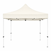 Tente extérieure pliable 3x3 pieds, imperméable, coupe-vent, protection solaire, durable, en PVC monocouche, pour expositions et salons professionnels, grands événements